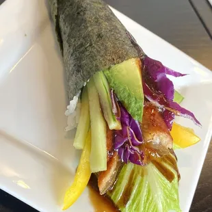 Unagi hand roll