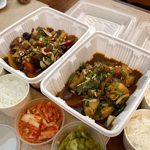 Braised Short Ribs (갈비찜) &amp; Black Cod (은대구조림) - Koreatown | Los Angeles, California