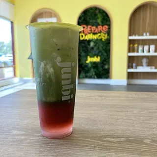 Cold Strawberry Matcha Cold Brew***
