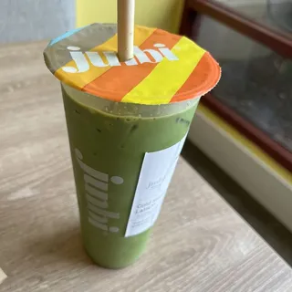 Strawberry Matcha w/ Milk Blended**