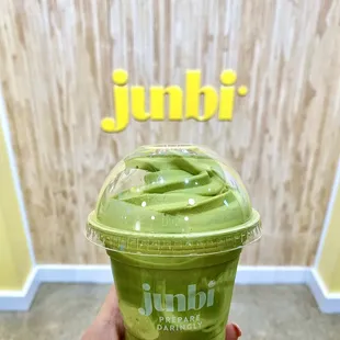 Matcha affogato