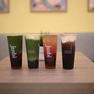Cold Yuzu Dragonfruit Matcha** Cold Madagascar Vanilla Latte** Strawberry Chrysanthemum Tea Milk Tea