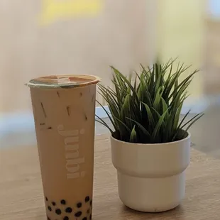 Dirty Earl Grey W/ Milk**