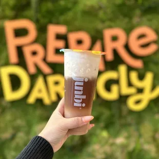 taro vanilla earl grey -- not a fan of the taro chunks