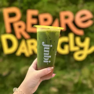 strawberry matcha fresca -- underwhelming