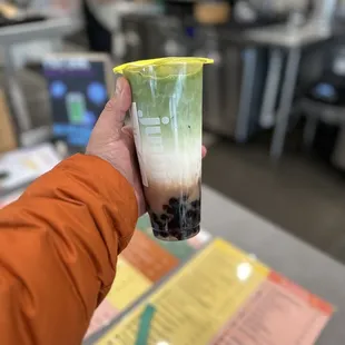 NEW Hot Taro Vanilla Matcha Latte