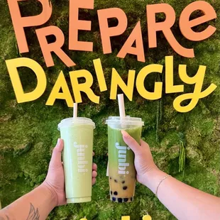 Blended Matcha and Matcha POG