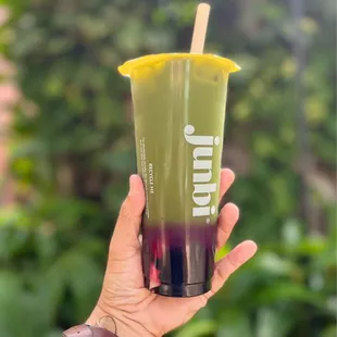 Yuzu Dragonfruit Matcha