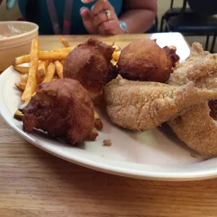 Catfish and Hushpuppies