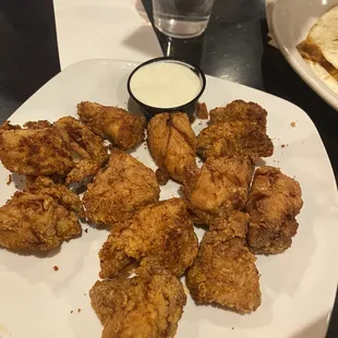 Dry rub boneless chicken wings