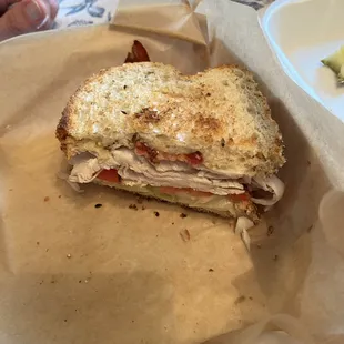 Turkey Bacon Club Sandwich