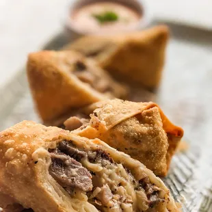 a close up of a pastry