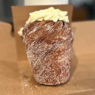 Mango passionfruit cruffin
