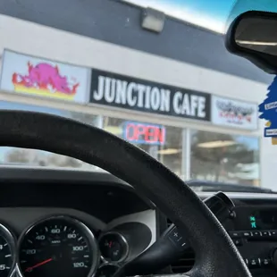 the interior of a car