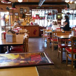 Large dining area.