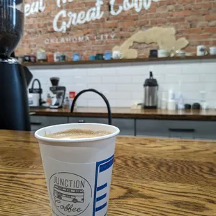 Oat milk cappuccino