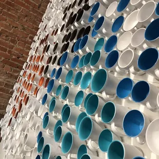Junction Coffee:  Mosaic Wall Art Hanging in Back of Shop (15 Oct 2021)