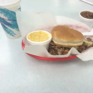 Pulled pork and CHEESY corn!