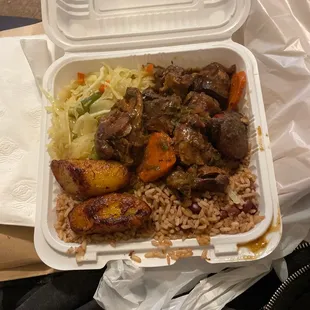 Brown stew chicken