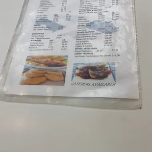 2019 Menu