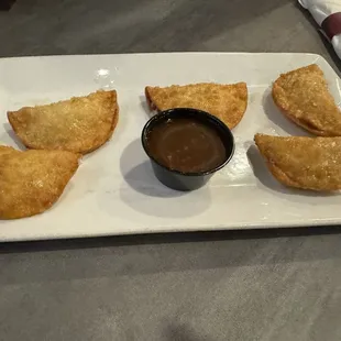 Duck Bacon Wontons