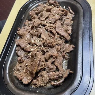 Large Bugolgi, my husbands favorite! Good helping too!