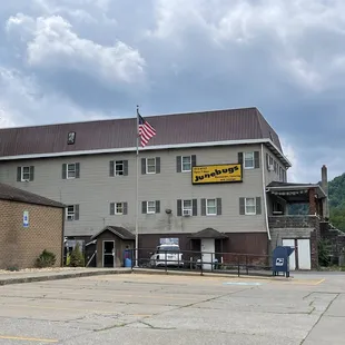 the outside of the building