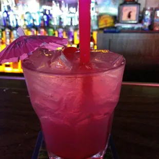 Yummy drinks here. Taste like grapefruit with a splash of cherry.