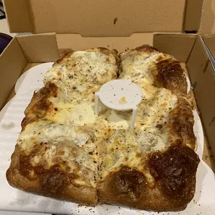 All Cheese white pizza