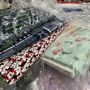 A small section of Disney and sports teams
