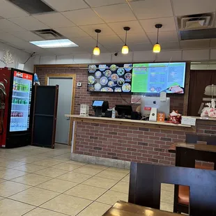 the dining area