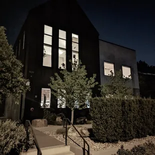 Outside view at night