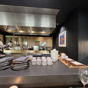 interior, sushi and sashimi