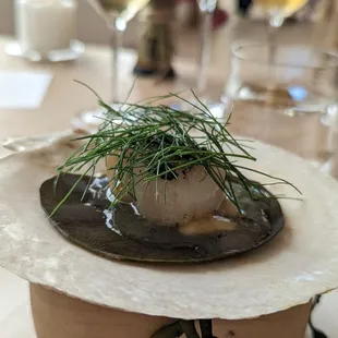 Night Cherrywood Smoked Scallop