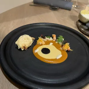 Low Country Shellfish & Sour Corn Spoonbread