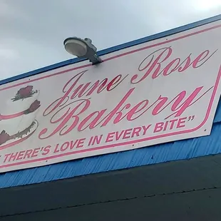 a sign on the side of a building