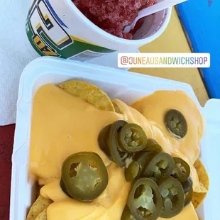 cheese and jalapenos