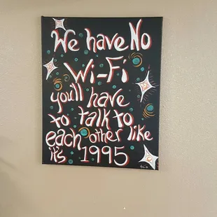no wi-fi but dope poboys