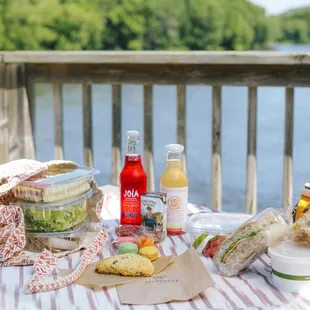 this picnic spot is only a 1 minute walk from our front door!