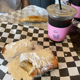 I forgot to take a pic of the Fresh Beignets (2 Pieces) before I took a bite.