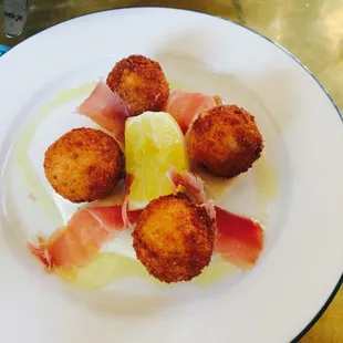 Fried Eggplant Cod Croquette