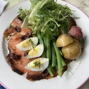 Smoked Salmon Nicoise Salad