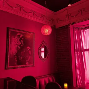 the interior of the club