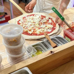 Pizza making