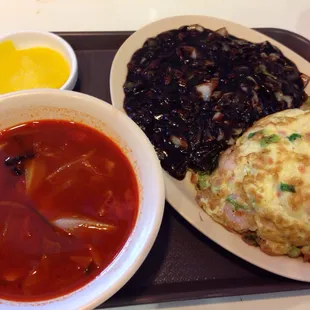a plate of food