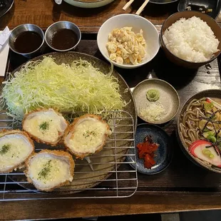 Cheese Katsu Plate