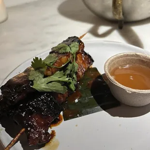 Mongolian BBQ Pork Skewers