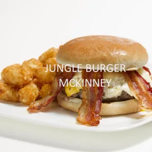 Bacon Egg and Cheese Burger