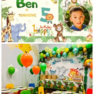 【Jungle Themed Birthday Party in Jungle Castle】
Happy Birthday to Ben !