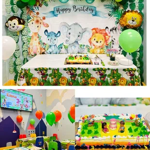 【Jungle Themed Birthday Party in Jungle Castle】
Happy Birthday to Elena !